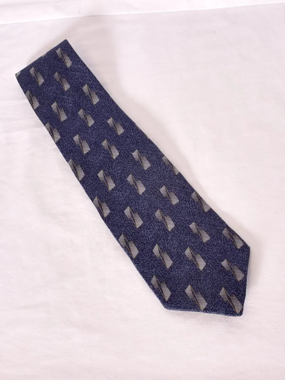 Palatina Men's Tie Blue & Grey